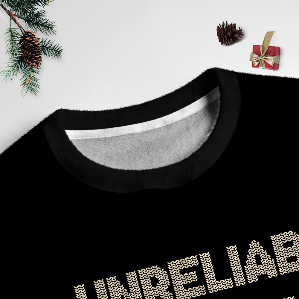 Pagewings Unreliable Narrator Unisex Ugly Light Knit Sweatshirt