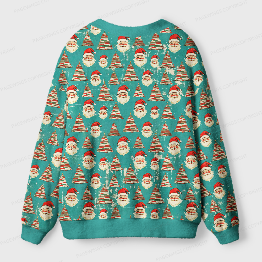 Pagewings Christmas Bookish Light Knit Unisex Cardigan Sweaters