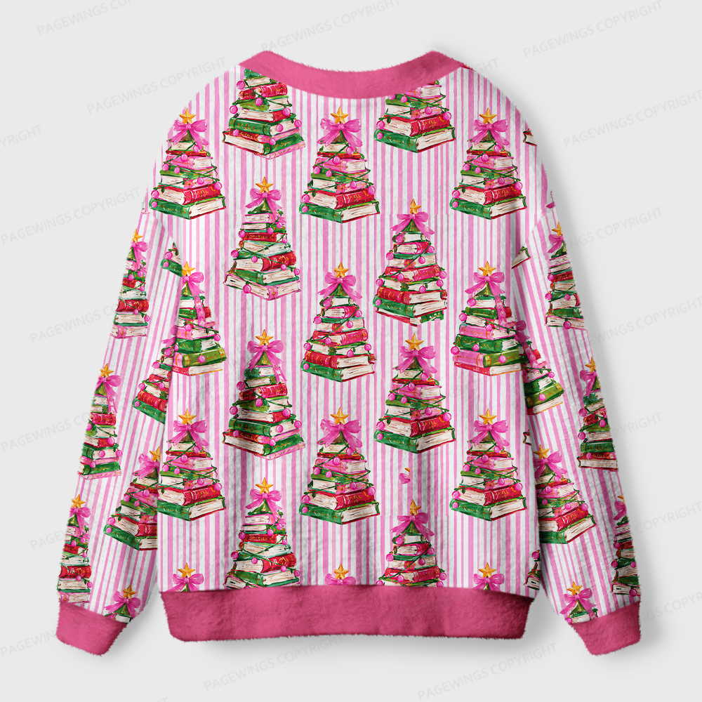 [Copy]Pagewings Christmas Bookish Light Knit Unisex Cardigan Sweaters