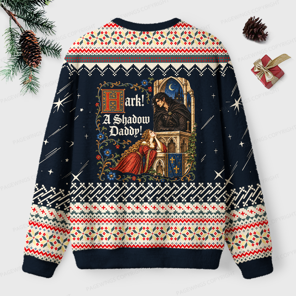 Pagewings Shadow Daddy Unisex Ugly Light Knit Sweatshirt