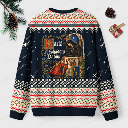 Pagewings Shadow Daddy Unisex Ugly Light Knit Sweatshirt