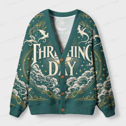 Pagewings Fantasy Book Lover Light Knit Unisex Cardigan Sweaters