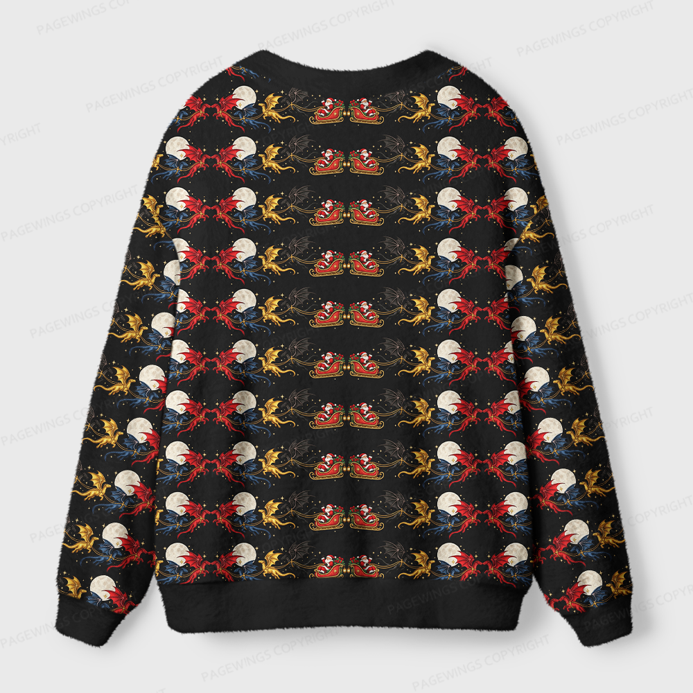 Pagewings Christmas Bookish Light Knit Unisex Cardigan Sweaters