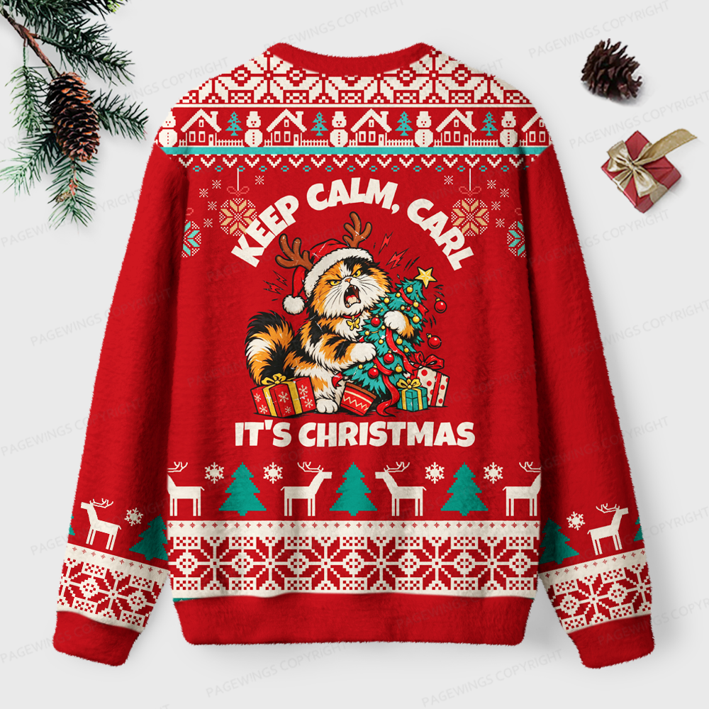 Pagewings Sci Fi Book Lover Unisex Ugly Light Knit Sweatshirt