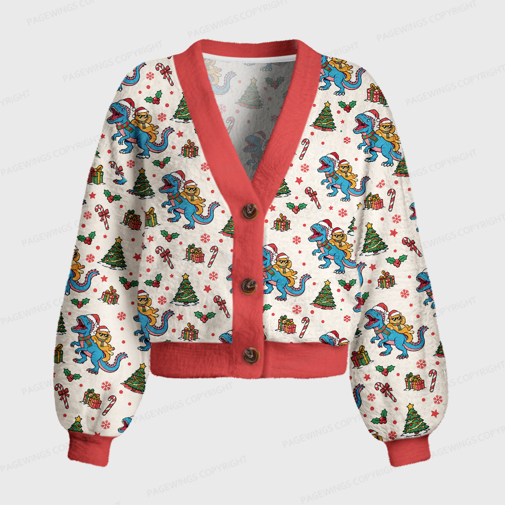 Pagewings Sci Fi Book Lover Women's Cardigan Sweater