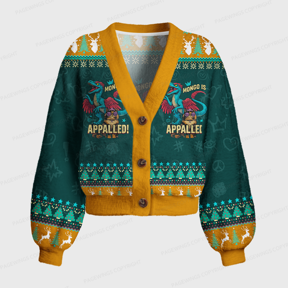 Pagewings Sci Fi Book Lover Women's Cardigan Sweater