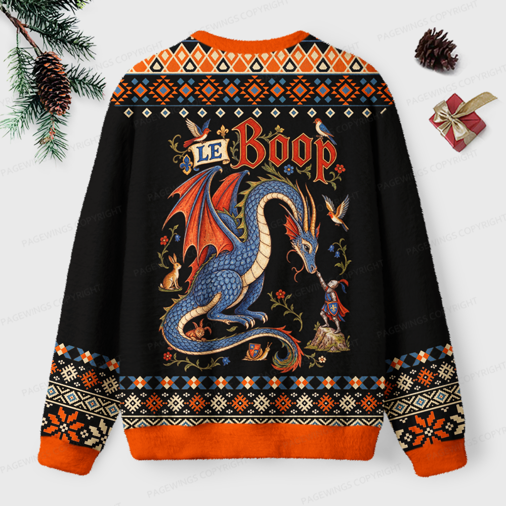 Pagewings Le Boop Unisex Ugly Light Knit Sweatshirt