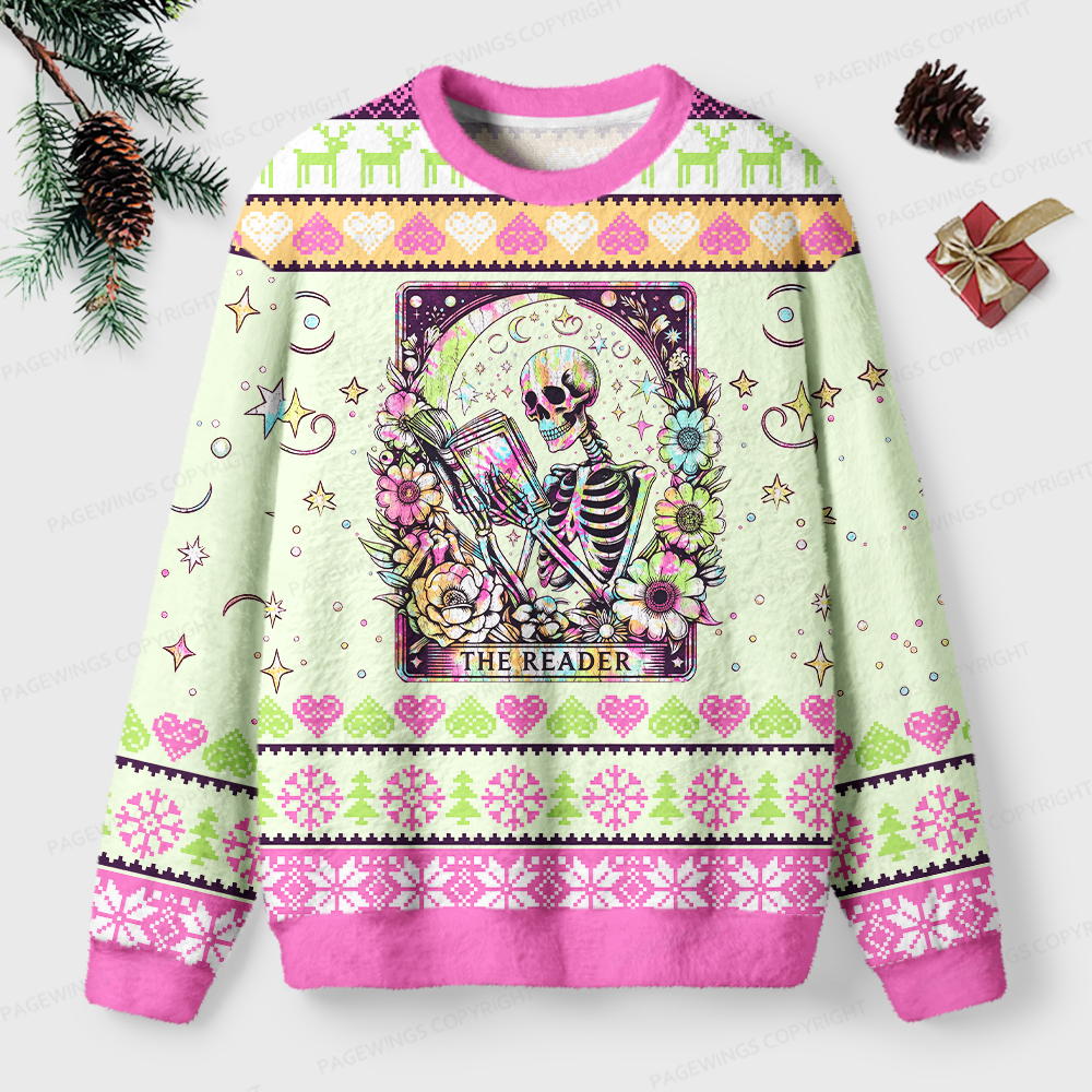 Pagewings Book Lover Unisex Ugly Light Knit Sweatshirt