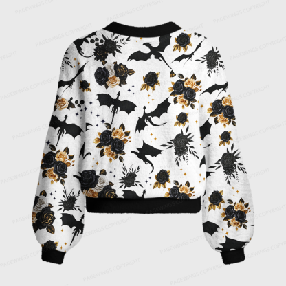 Pagewings Fantasy Bookish Women's Cardigan Sweater