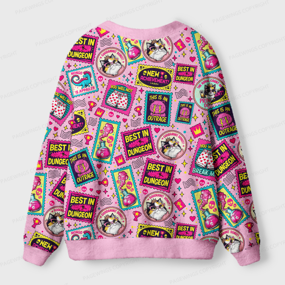 Pagewings Sci Fi Book Lover Light Knit Unisex Cardigan Sweaters