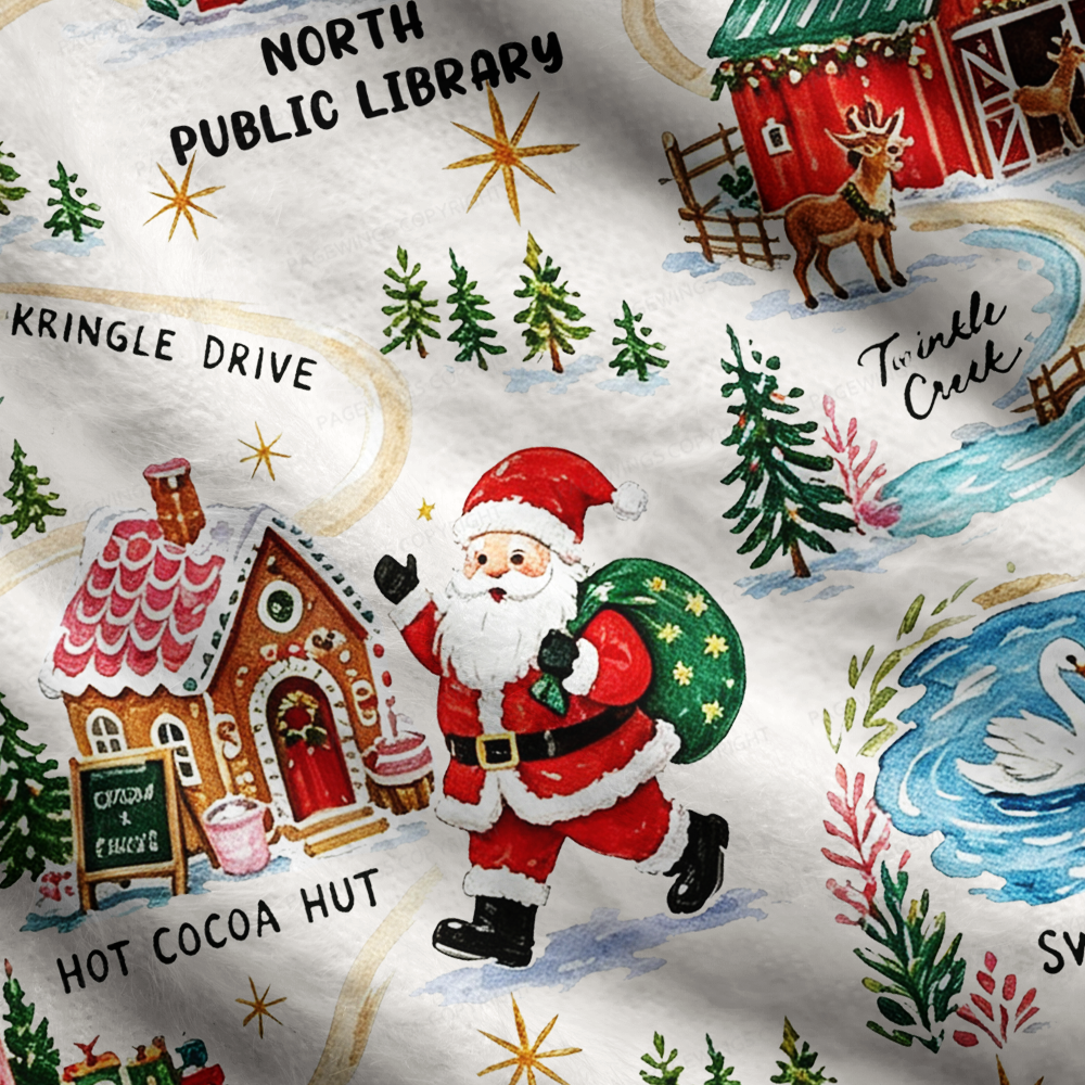 Pagewings Christmas North Pole Women's Cardigan Sweater