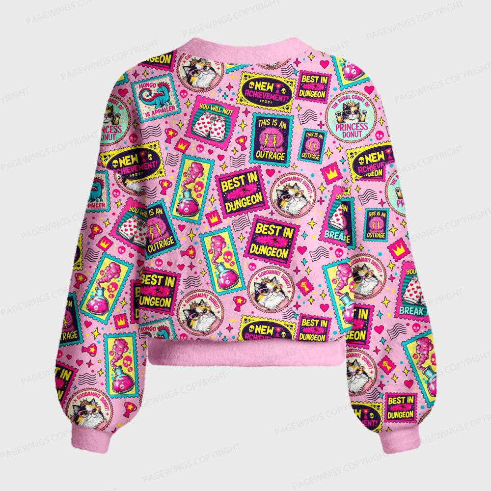 Pagewings Sci Fi Book Lover Women's Cardigan Sweater