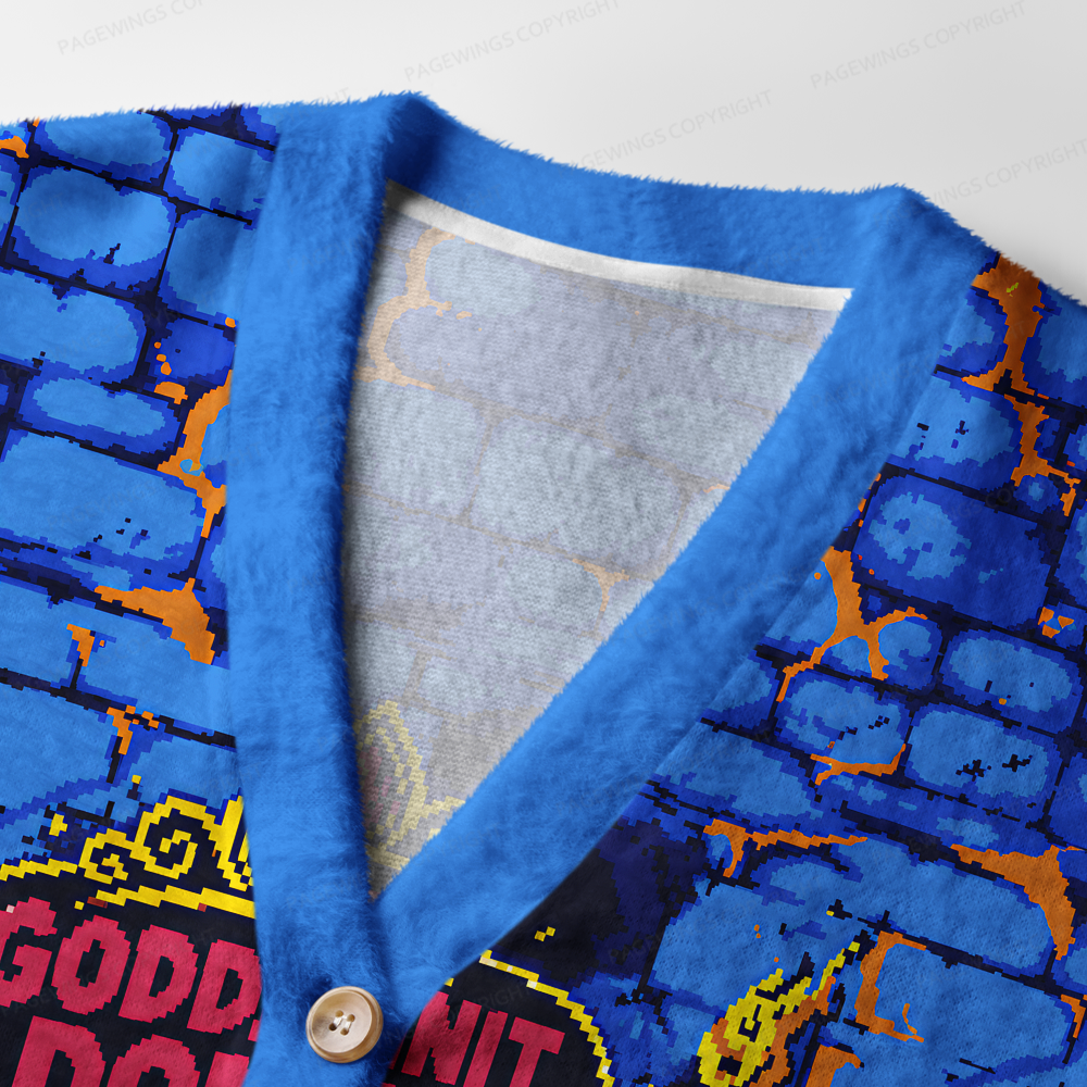 Pagewings Sci Fi Book Lover Light Knit Unisex Cardigan Sweaters
