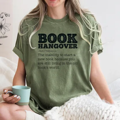Pagewings Book Hangover Unisex Washed T-shirt