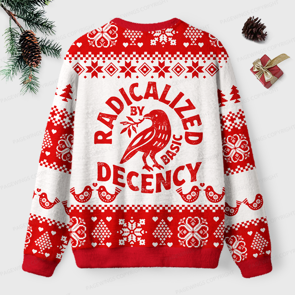Pagewings By Basic Decency Unisex Ugly Light Knit Sweatshirt