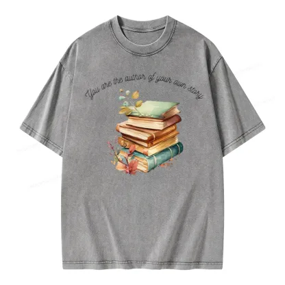 Pagewings Author Of Your Story Unisex Washed T-shirt