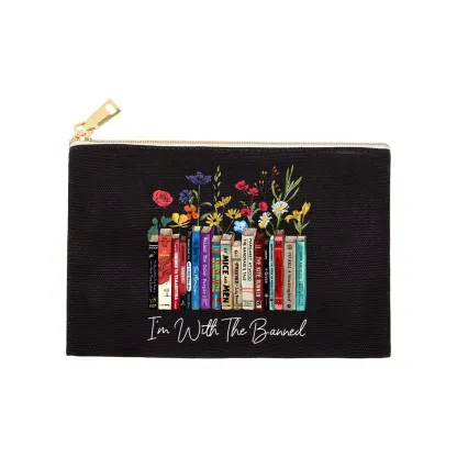 Pagewings I'm With The Banned Flowers Pouch
