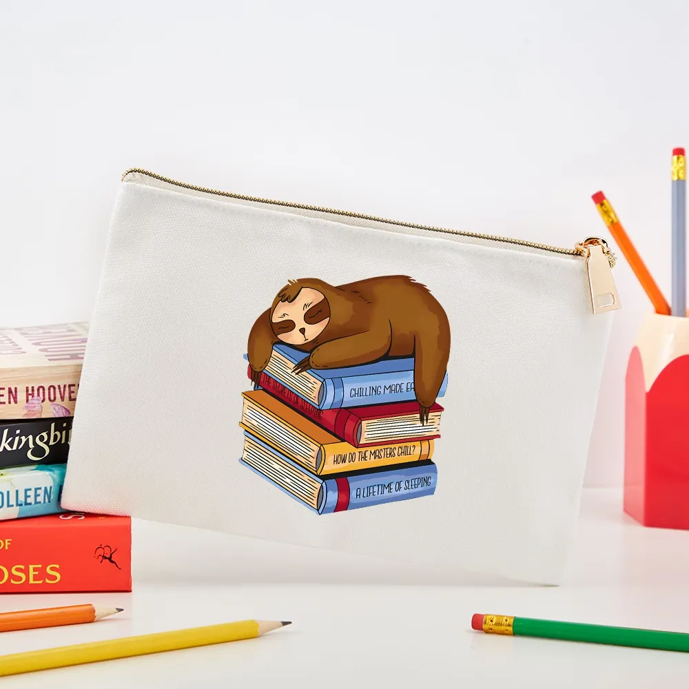 Pagewings Sloth And Book Pouch