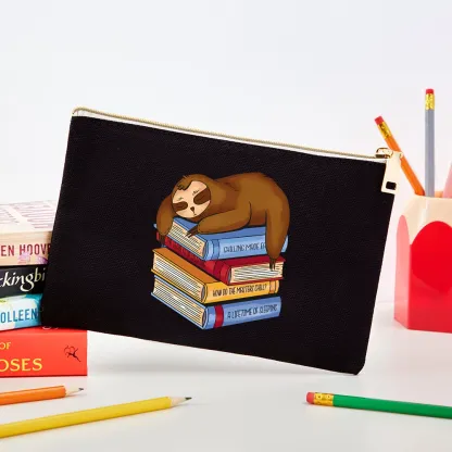 Pagewings Sloth And Book Pouch