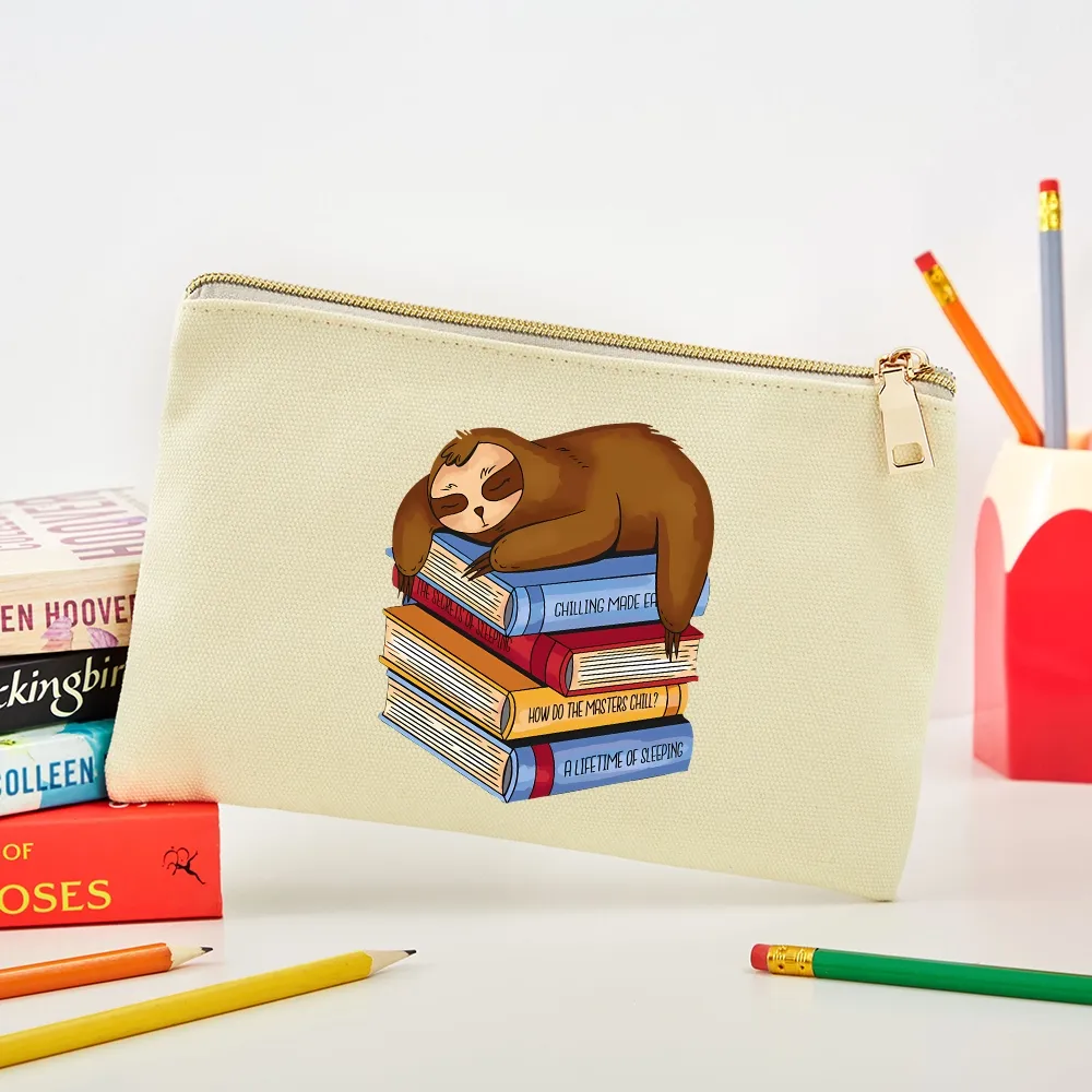 Pagewings Sloth And Book Pouch