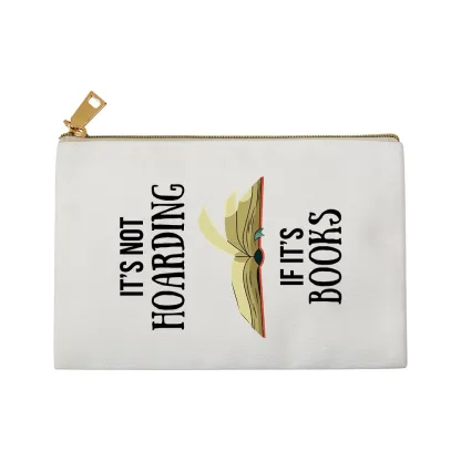 Pagewings It's Not Hoarding If It's Books Unisex Pouch