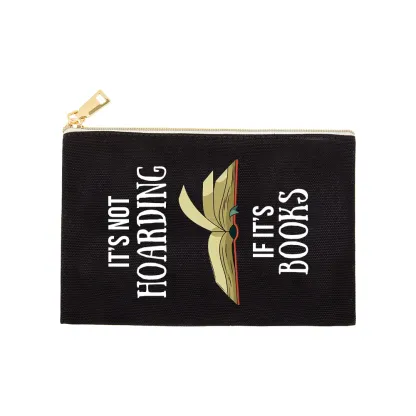 Pagewings It's Not Hoarding If It's Books Unisex Pouch