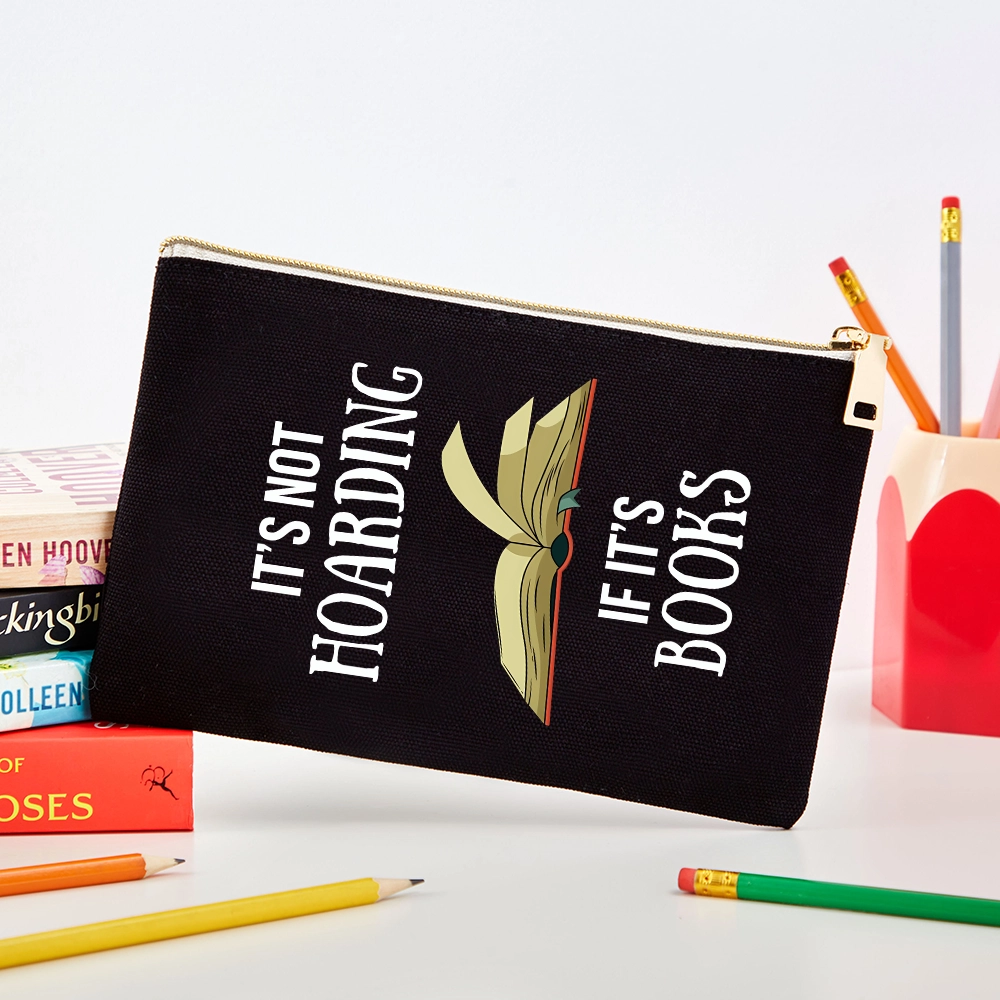 Pagewings It's Not Hoarding If It's Books Unisex Pouch