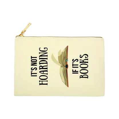 Pagewings It's Not Hoarding If It's Books Unisex Pouch
