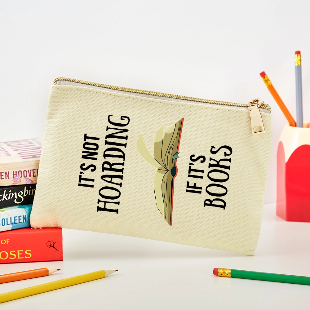 Pagewings It's Not Hoarding If It's Books Unisex Pouch