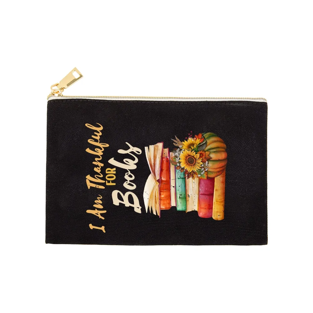 Pagewings Thanksgiving I‘m Thankful For Books Pouch
