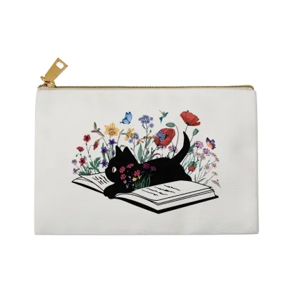 Pagewings Cute Book Cat Pouch