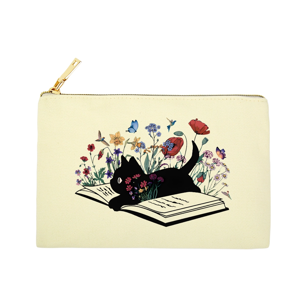 Pagewings Cute Book Cat Pouch