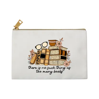 Pagewings There is no Such Thing as Too Many Books Pouch