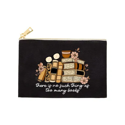 Pagewings There is no Such Thing as Too Many Books Pouch