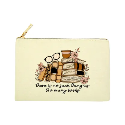 Pagewings There is no Such Thing as Too Many Books Pouch