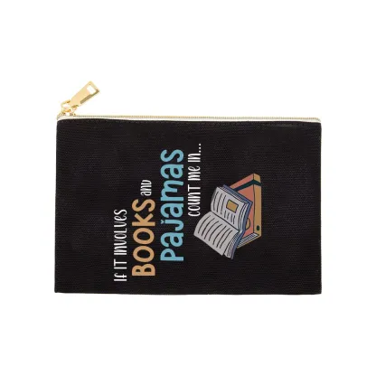 Pagewings If It Involves Books And Pajamas Count Me In Unisex Pouch