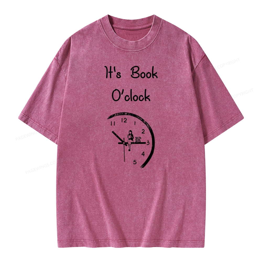 Pagewings Book Brainy Buddy Unisex Washed T-shirt
