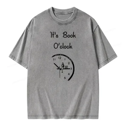 Pagewings Book Brainy Buddy Unisex Washed T-shirt