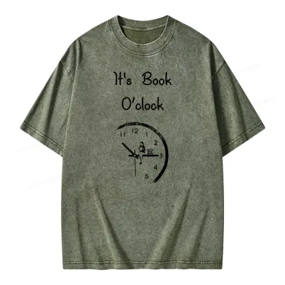 Pagewings Book Brainy Buddy Unisex Washed T-shirt
