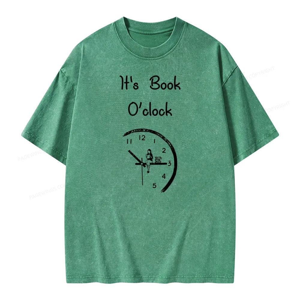 Pagewings Book Brainy Buddy Unisex Washed T-shirt