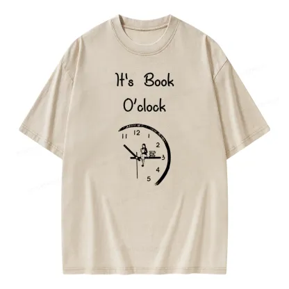 Pagewings Book Brainy Buddy Unisex Washed T-shirt