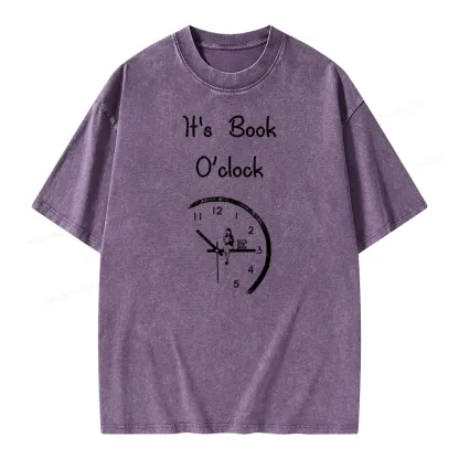 Pagewings Book Brainy Buddy Unisex Washed T-shirt