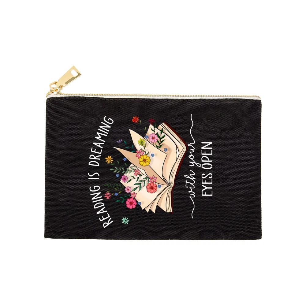 Pagewings Reading Is Dreaming With Your Eyes Open Pouch