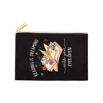 Pagewings Reading Is Dreaming With Your Eyes Open Pouch