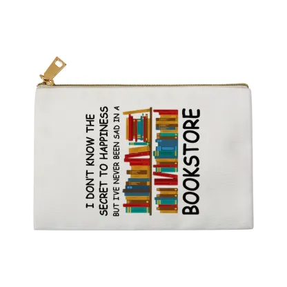 Pagewings I've Never Been Sad In A Bookstore Pouch