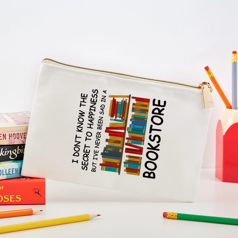 Pagewings I've Never Been Sad In A Bookstore Pouch