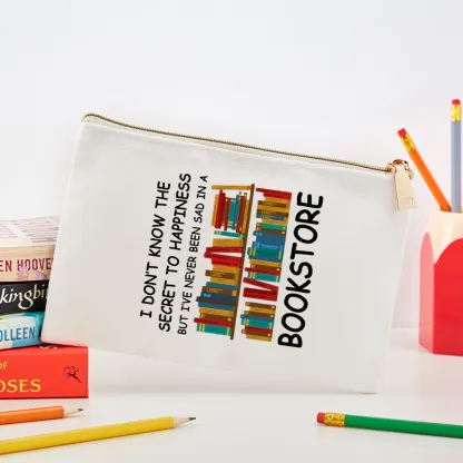 Pagewings I've Never Been Sad In A Bookstore Pouch