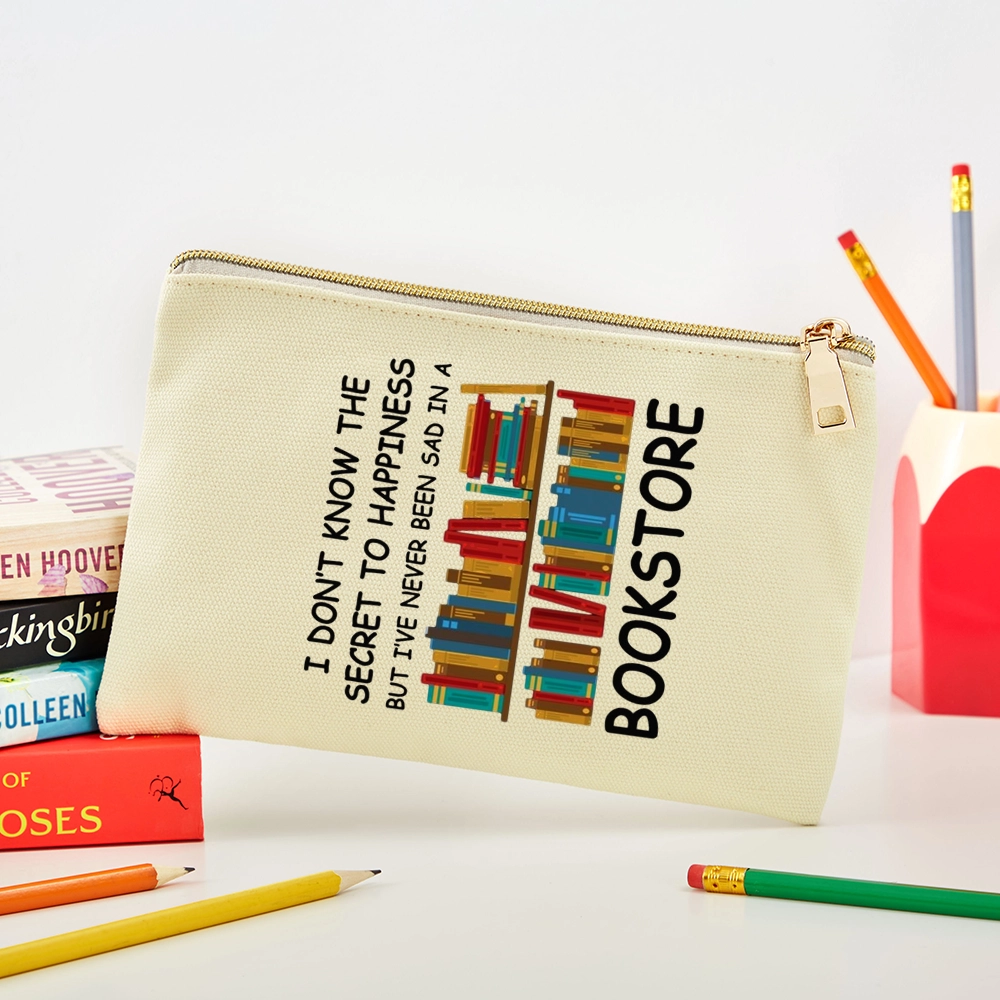 Pagewings I've Never Been Sad In A Bookstore Pouch