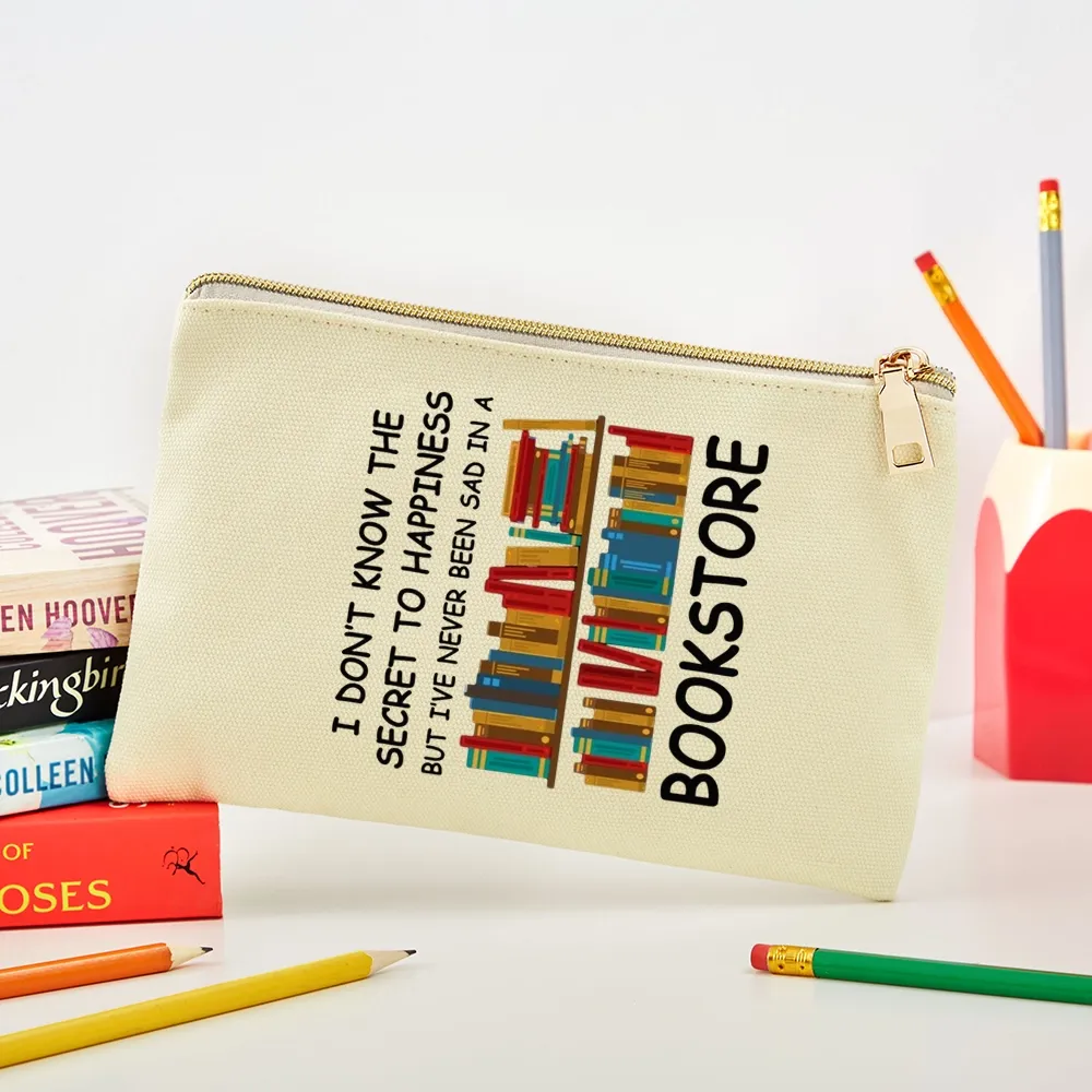 Pagewings I've Never Been Sad In A Bookstore Pouch