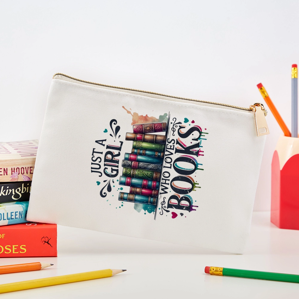 Pagewings Just A Girl Who Loves Books Pouch